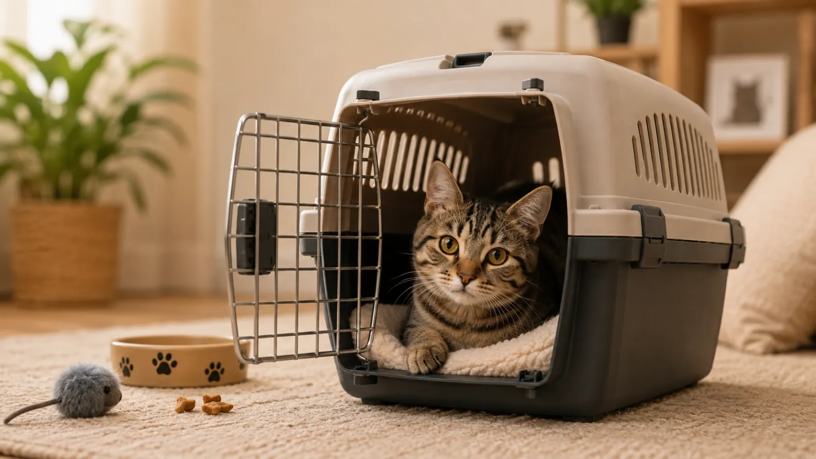 How to Crate Train a Cat Without Stress?