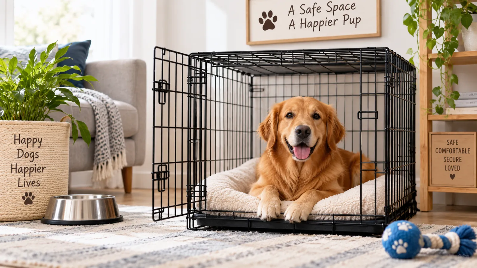 How to Choose a Safe Dog Crate