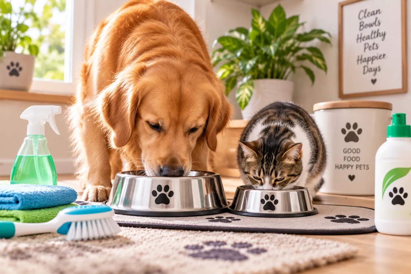 Best Products for Cleaning Pet Bowls and Feeding Areas