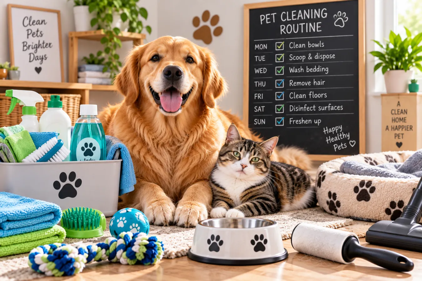 How to Build a Pet Cleaning Routine That Actually Works