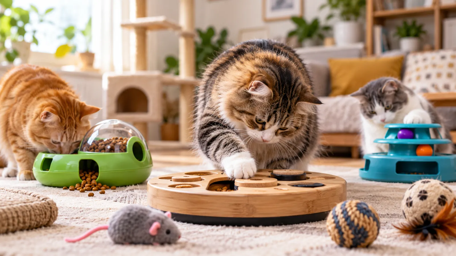 Do Cats Need Interactive Feeders and Puzzle Toys?