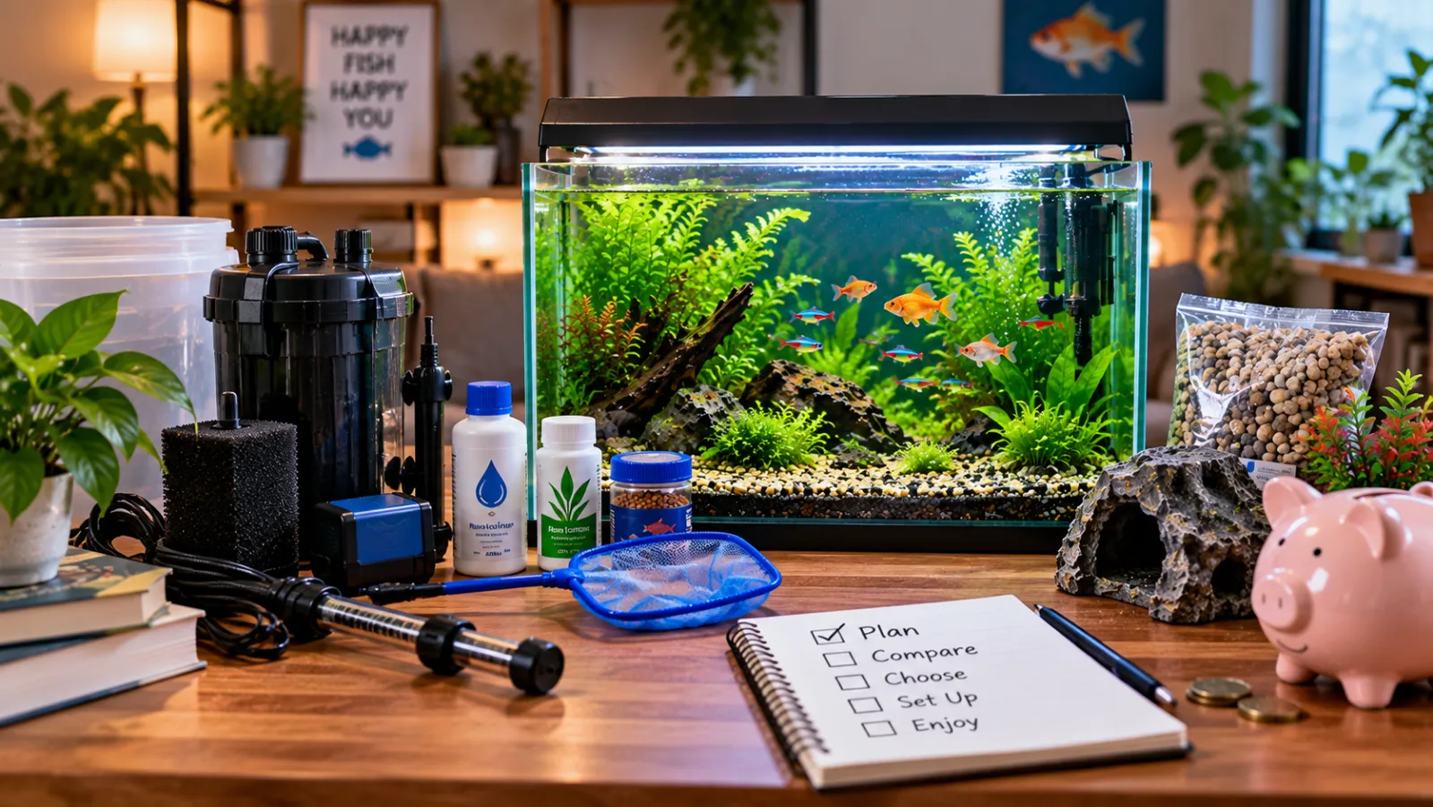 How to Build a Beginner-Friendly Aquarium Without Overspending?